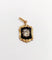 Pendentif Pendentif victorien or jaune et argent, diamant table 5mm (circa 1850) 58 Facettes A06304