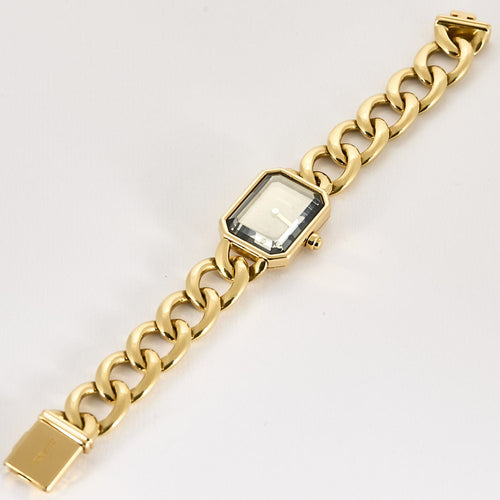 Montre CHANEL - Montre Première chaîne gourmette, or jaune 58 Facettes