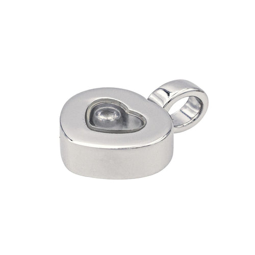 Pendentif Chopard Pendentif Coeur Happy Diamonds Or blanc Diamant 58 Facettes 3860553RV