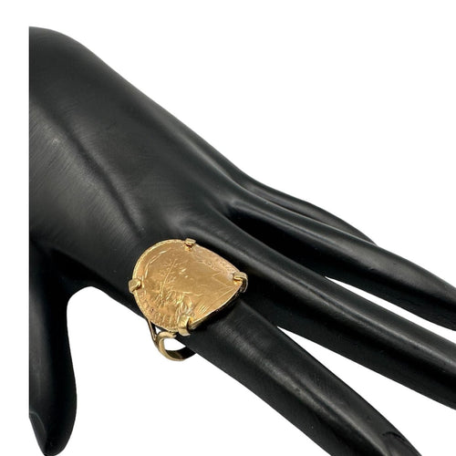 Bague 58 Bague pièce 20 francs Marianne 58 Facettes