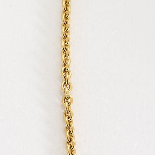 Collier Chaîne en or jaune à maille forçat 58 Facettes ALB15182