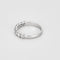 Bague 58,5 Alliance semi pavé en or blanc et diamants 58 Facettes B250483