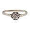 Bague 51 Bague solitaire art deco or blanc 18k diamant taille ancienne 58 Facettes A05998