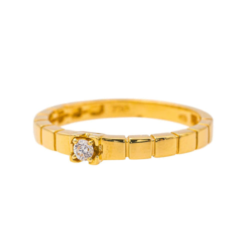 Bague 53 Bague  Solitaire  Or jaune Diamant 58 Facettes 4342803RV