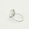 Bague 53 Bague en or blanc et Aigue-Marine 58 Facettes BIA1034