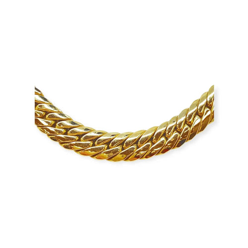 Collier Collier maille anglaise en or jaune 58 Facettes 330080095