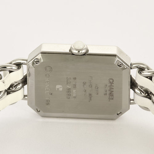 Montre CHANEL - Montre Première en acier et cuir XXL 58 Facettes
