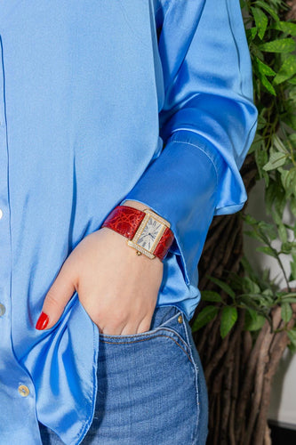 Montre Cartier Montre Tank Divan Or jaune Diamant 58 Facettes 4551671RV