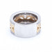 Bague 54 Bague en or bicolore avec diamants 58 Facettes N102904