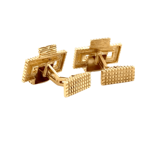 Boutons de manchette Boutons de manchette en or jaune 58 Facettes 681/19