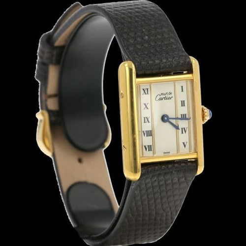 Montre Cartier Montre Tank Vermeil 58 Facettes MT44925