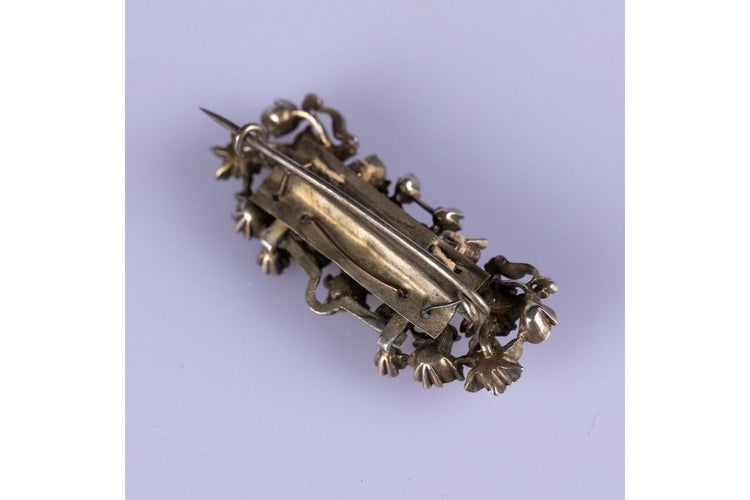 Antique jewelry set: bracelet, earrings and brooch pendant 58 Facettes 10795A