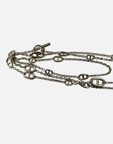 Collier Collier HERMÈS Farandole 160 en argent massif 58 Facettes