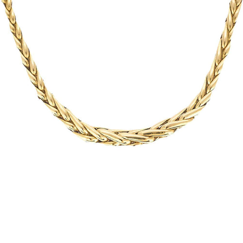 Collier Collier en or jaune à maille palmier 58 Facettes BRI0061