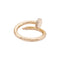 Bague 53 Bague Cartier, "Juste un Clou", or rose et diamants. 58 Facettes 35025