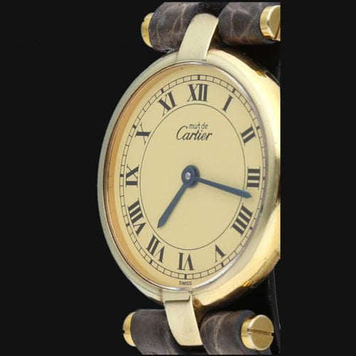 Montre Cartier Montre Must De Cartier Vermeil 58 Facettes MT41231
