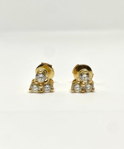 Boucles d'oreilles Boucles d’oreilles or jaune et diamants 58 Facettes