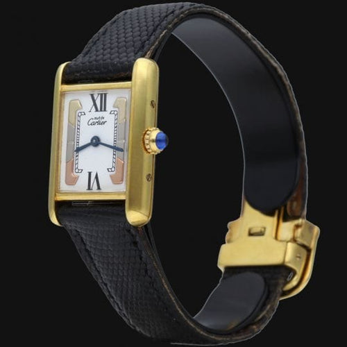 Cartier Muestra Tank corladura 