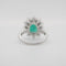 Bague 54 Bague Or Blanc - Emeraude 2,65 carats 58 Facettes 1.0000791/1