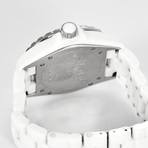 Montre CHANEL - Montre J12 céramique blanche 58 Facettes