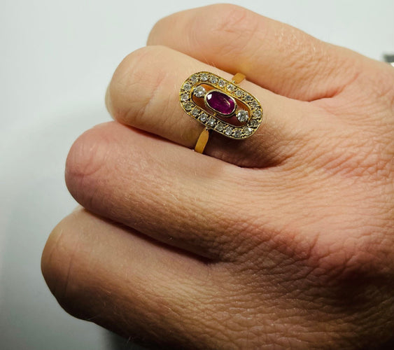 Bague 56 Bague or, rubis et diamants 58 Facettes 207