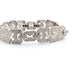 Bracelet Bracelet Art Déco en platine massif avec diamants 58 Facettes