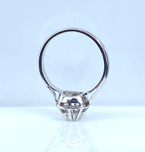 Bague 50 Bague solitaire en or et platine, diamant 58 Facettes AB560