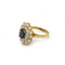 Bague 52 Bague Marguerite - Or jaune, Diamants & Saphir 58 Facettes 250371R