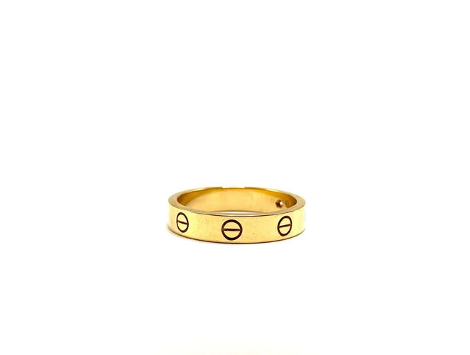 Bague 56 Cartier - Bague Love petit modèle en or 18k et diamant 58 Facettes