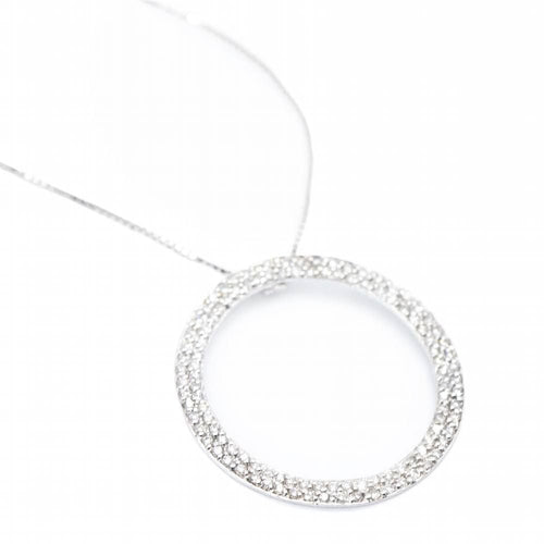Collier Collier Cercle De Vie en Or et Diamants 58 Facettes D361163SP