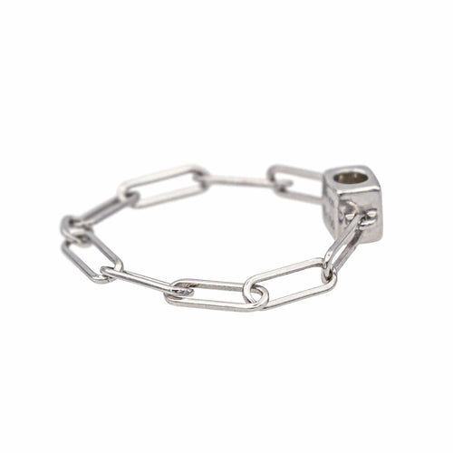 Bague 50 Dinh Van Bague Le Cube Or blanc Diamant 58 Facettes 3980696RV