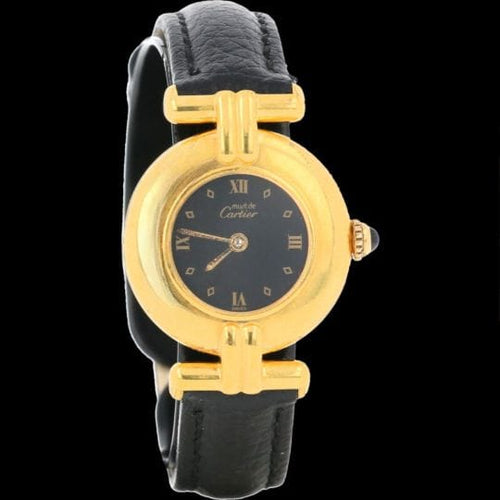 Montre Cartier Montre Colisée Must De Cartier Vermeil 58 Facettes MT44871