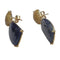 Boucles d'oreilles Boucles d'oreilles en saphir bleu et jaune serties de diamants 58 Facettes T525