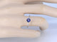 Bague 54 Bague en or blanc avec tanzanite 58 Facettes 2200