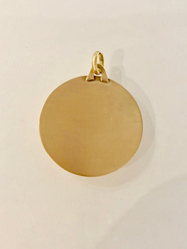 Pendentif Importante Médaille Religieuse Au Profil De La Vierge 58 Facettes 555089