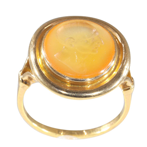 Bague 65 Bague pour homme en or intaille antique du début de l'époque victorienne 58 Facettes 12131-0052