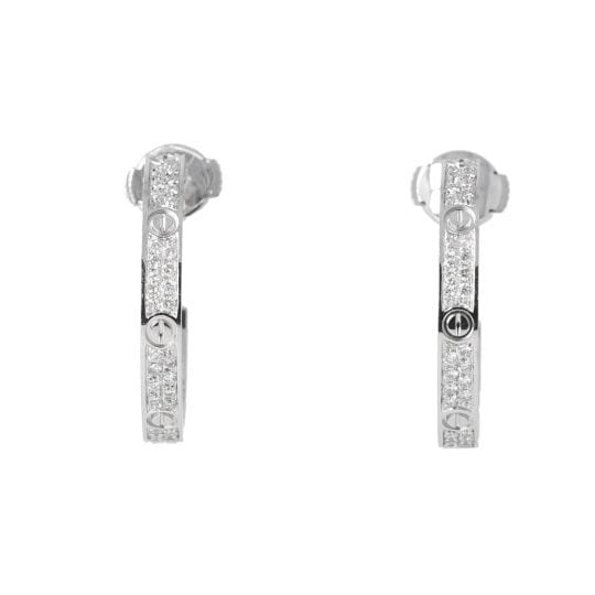 Boucles D'Oreilles Love Avec Diamants 58 Facettes 3908