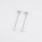 Boucles d'oreilles Pendants d'oreilles, or blanc et diamants 58 Facettes