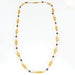 Collier Sautoir or jaune et lapis lazuli 58 Facettes