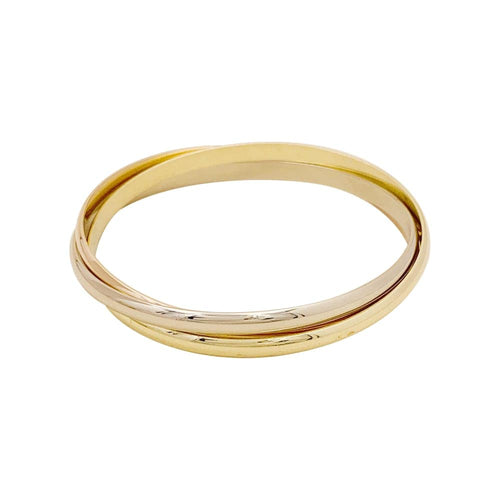Bracelet Bracelet Cartier, "Trinity", trois ors. 58 Facettes 35026