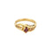 Bague 55 Bague or jaune rubis diamants 58 Facettes LP1242/10