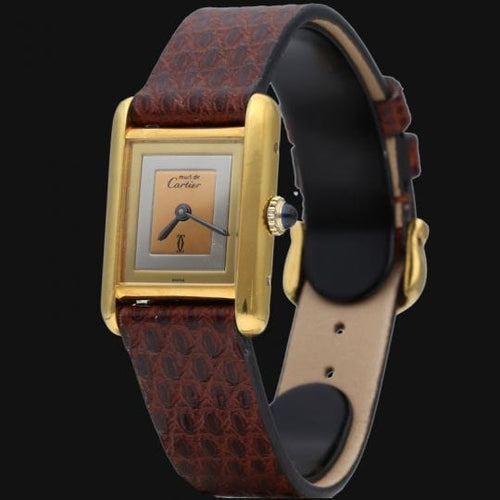 Montre Cartier Montre Tank Vermeil 58 Facettes MT42364