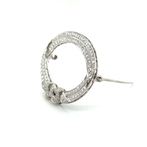 Broche Art déco - Broche Platine et Diamants 58 Facettes 1.0001839/9