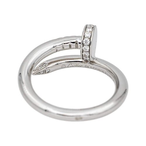 Bague 52 Cartier Bague Juste un clou Or blanc Diamant 58 Facettes 4944090RV