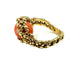 56 GILBERT ALBERT - Bague or jaune et billes interchangeables 58 Facettes