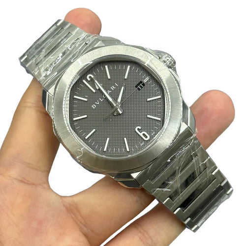 Montre BVLGARI - Montre Octo Roma 103740 GRIS 58 Facettes