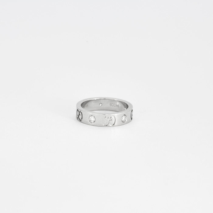 GUCCI - Ring Icon white gold and diamonds