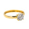 Bague 55.5 Bague Or jaune, Or blanc Diamant 58 Facettes 3789767CN