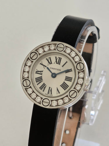 Montre Cartier - Montre Love Diamants Or Blanc 58 Facettes