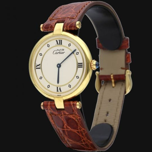 Montre Cartier Montre Must De Cartier Vermeil 58 Facettes MT44362